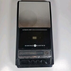 VINTAGE GE GENERAL ELECTRIC Cassette Tape Recorder Player Model 3-5015D Works